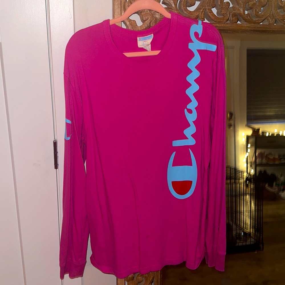 Champion pink long sleeve